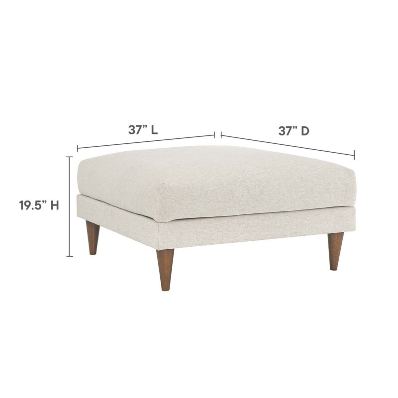 Canapé 84,5 po Modway Zoya, 100 % polyester ivoire