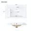 Ensemble de meuble-lavabo simple 29,50 po avec plateau en bois manufacturé Ireal-190202352