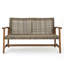 Causeuse Hampton Wood + Wicker