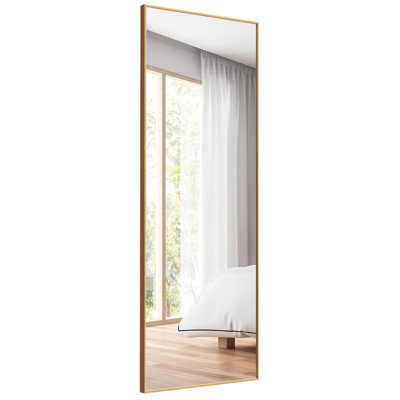Machutte 59” L x 22” W Aluminum Wall Mirror