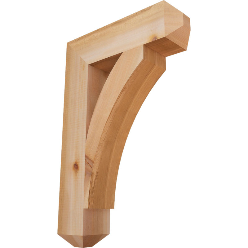 Support pour artisan Thorton, Cèdre rouge de l'Ouest (lisse), H 24 po x l 4 po x P 16 po