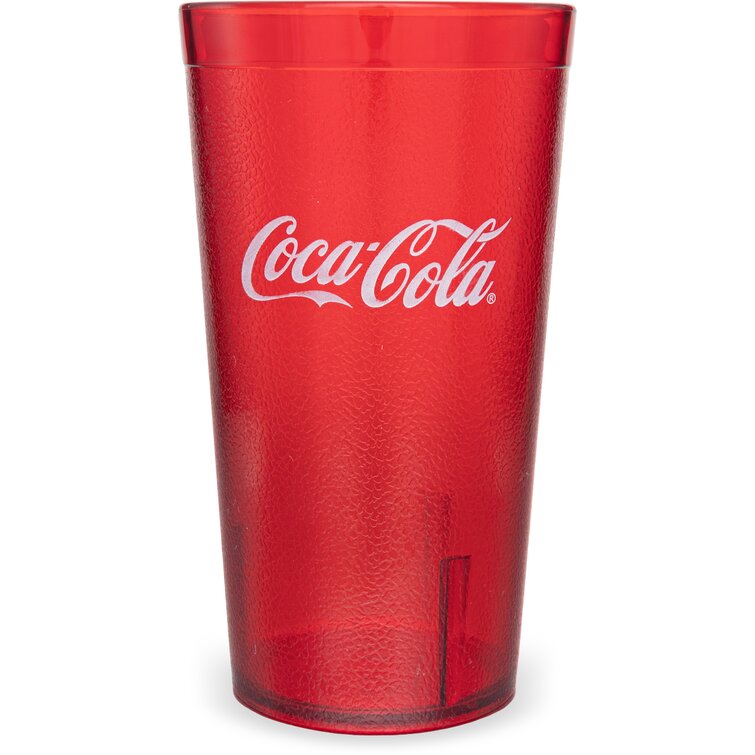 Set of 2 Coca Cola Glass Glass Cup Tumbler Collectible Glass