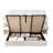 Wide Velvet Upholstered Gas Lift Storage Bed with Integrated Nightstands-206300169-206300183