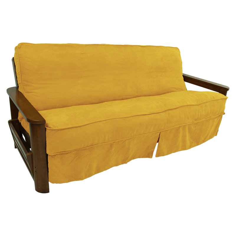 Housse pour futon à coussins carrés/rectangulaires, Citron