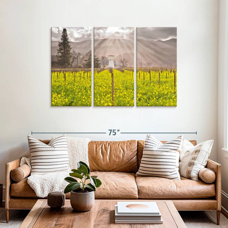 Alvord Napa Valley Vineyards, 36" H x 57" W