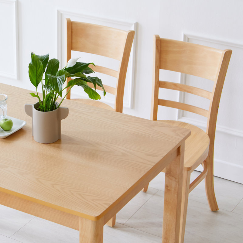 Ensemble de 2 chaises d'appoint Zida, Naturel