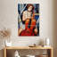 Femme Abarca avec violoncelle-108509287