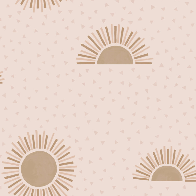 Kalandria 53cm x 10.5cm Matte Wallpaper Roll, Pink