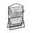 Gourmet Basics By Mikasa Grid 2-Tier Basket, Black/Wire