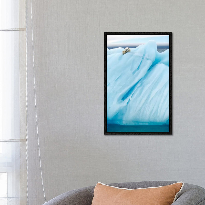 Observing by Joan Gil Raga - Print on Canvas, 66.04cm H x 45.72cm W x 3.81cm D, Black Framed