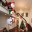 Décoration de Noël gonflable suspendue père Noël 7,5 pi