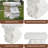 Outdoor Patio Modern MGO Side Table