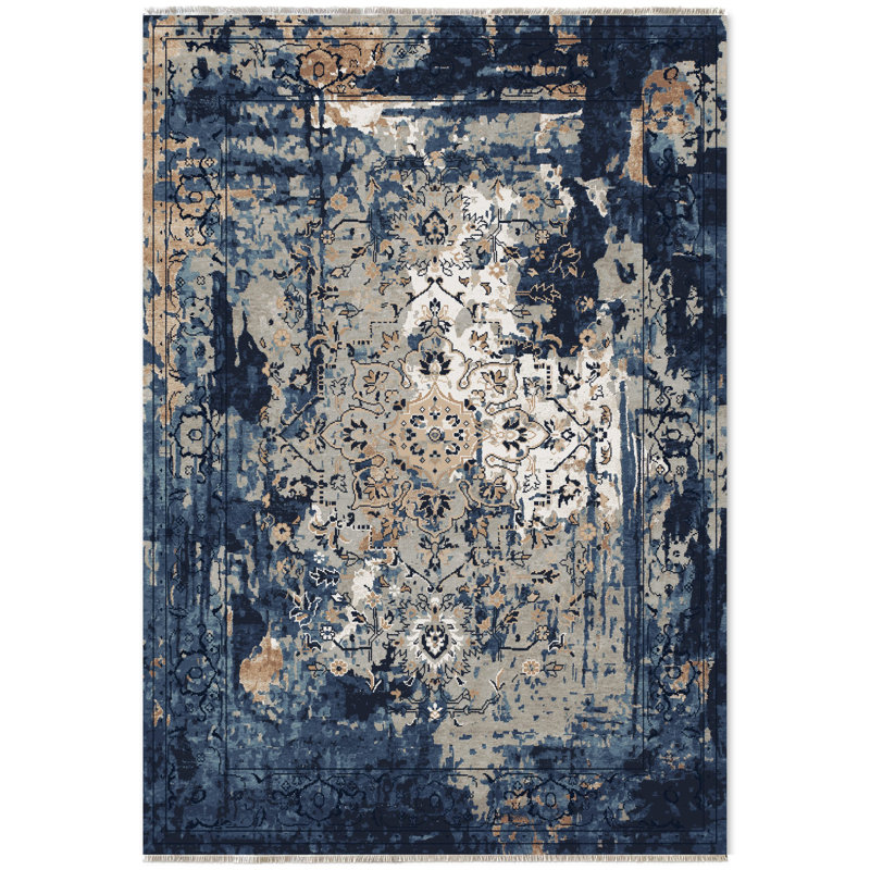 Tapis rectangulaire Woelk avec envers antidérapant, Tapis de couloir 2 pi 8 po x 11 pi 6 po