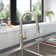 Nette Single-Handle Kitchen Faucet with Pull Down Sprayer 