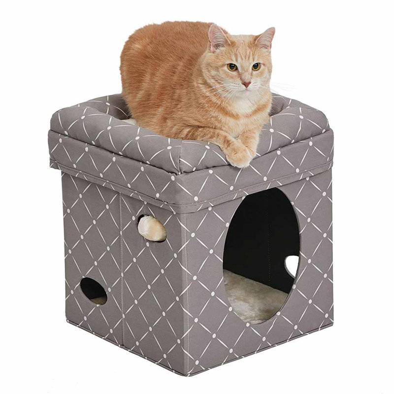 Motif de diamant Midwest Curious Cat Hideaway