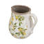 Vase rond en céramique avec motifs