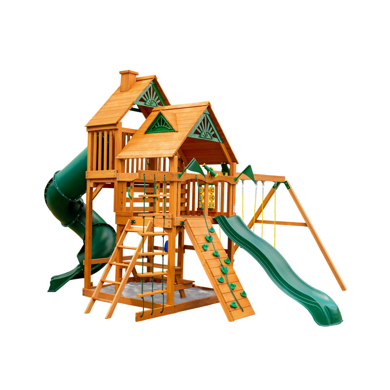 Great Skye I Swing Set - Professional Installation Available, No, Tongue and Groove Wood Roof