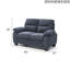 Causeuse Summerton G00360A-L - bleu