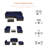 Paratt 4 - Person Modular Patio Conversation Set with Cushions-934234009