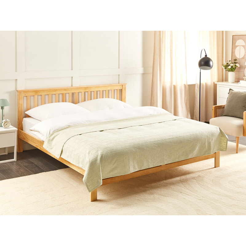 MARAKA Cotton Bedspread, Beige, 150 x 200 cm Bedspread