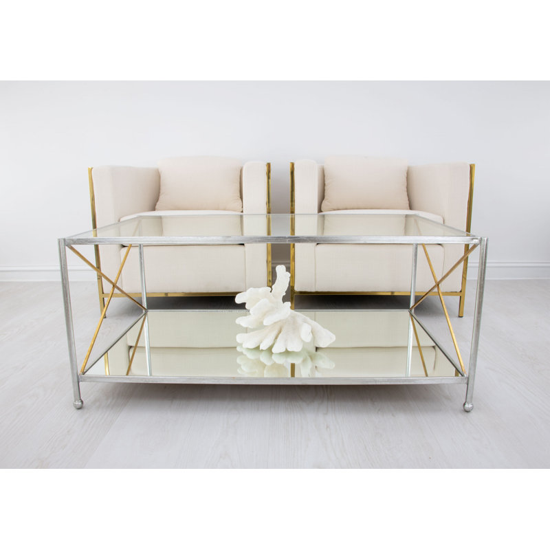 Iris Coffee Table, Silver