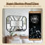 Miroir mural Grid, miroir mural décoratif pour fenêtre, miroir mural pour salle de bain ou salon-374594540-374594538