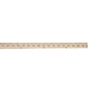 Westcott - Westcott Wooden Yardstick with Hang Hole and Brass Ends