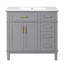 Meuble-lavabo moderne 36 "avec lavabo en céramique-1783376850