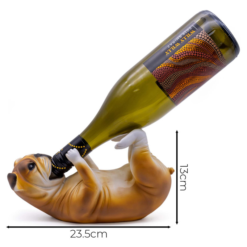 Ohanlon 1 Bottle Tabletop Wine Bottle Rack in