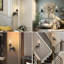 Twining 1- Light Dimmable Luxury Flush Mounted Sconces Wall Sconces(Bulb Included)-848082655-839631088-839631089
