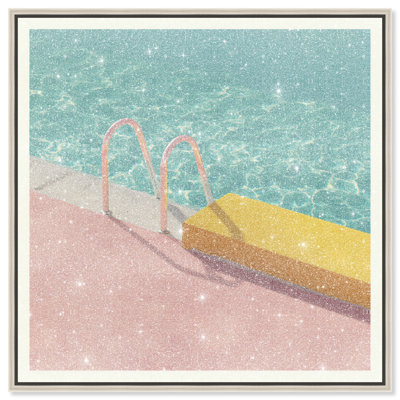 Poolside Symmetry II Print by Oliver Gal