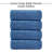 Pack Of 4  Bath Towels 100% Cotton,  & Lighter , Quicker To Dry, Super Soft And Absorbent, Perfect For Bathroom-723586171