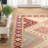 Chadbourn Southwestern Handmade Tufted Cotton/Wool Red/Ivory Area Rug-201885866