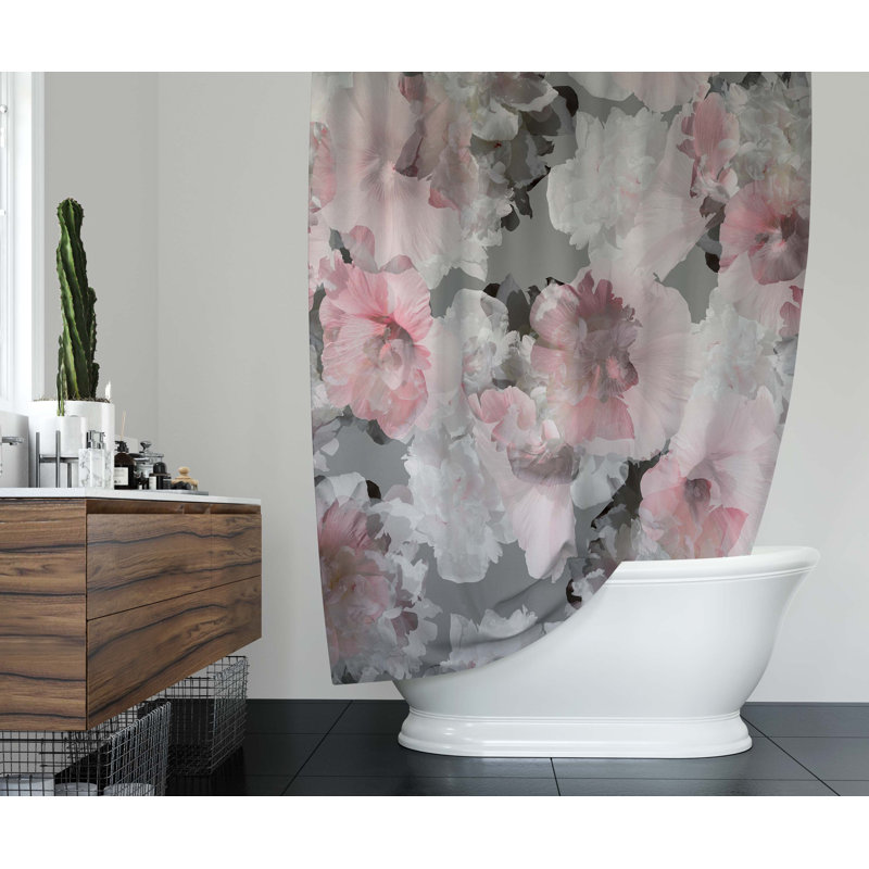 Rideau de douche simple Peaslee, H 90 po x l 70 po
