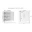 Garde-manger de coin empilable Irelynne