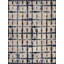Shibori Handmade Wool Geometric and Checkered Area Rug-1926732340