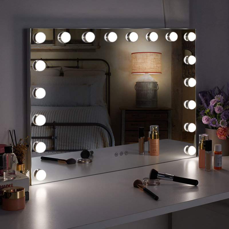 Odeth Iron Rectangle Floor Mirror