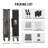 Commercial 10 Ft. W x 10 Ft. D Instant Pop-Up Canopy Tent with Extended Awning and Patented Centerlock Gray-108926427