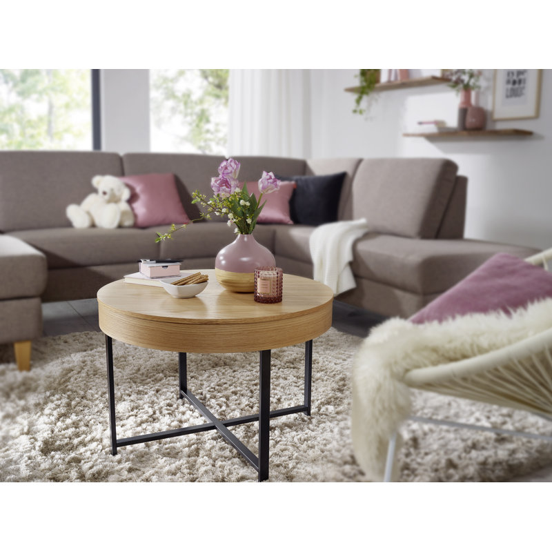 Roger Cross Legs Coffee Table with Storage