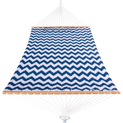 Hamac pour 2 personnes avec barre d'écartement, coussin et chaînes Karona pour 2 personnes Karona