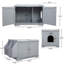Porte-revues blanc en MDF pour chat-490921942