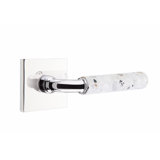 Select Privacy (Bed & Bath) Door Lever with Square Rosette