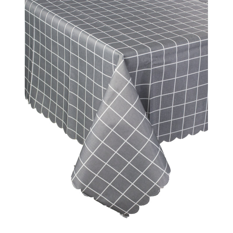 Nappe grise-blanche, Gris/noir, 79 po x 55 po