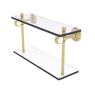 Jarrell 2 Piece Glass Tiered Shelf