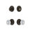 Grandeur Circulaire Rosette Entry Set with Versailles Crystal Knob in Timeless Bronze