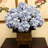 20" Hydrangea Bush with 7 Flowers - Artificial Hydrangea Decor-34234121