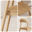 Burlywood Solid back side Chair(Set of 2)