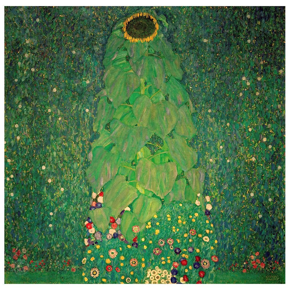 Leinwandbild The Sunflower von Gustav Klimt