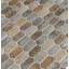 Desert Strata Spire 12 in. x 13 in. Glass Mosaic Wall Tile
