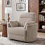 Fauteuil inclinable surdimensionné de 138 cm de large avec revêtement en fausse fourrure de lapin pelucheuse, port de chargement USB et dossier réglable-1791766923